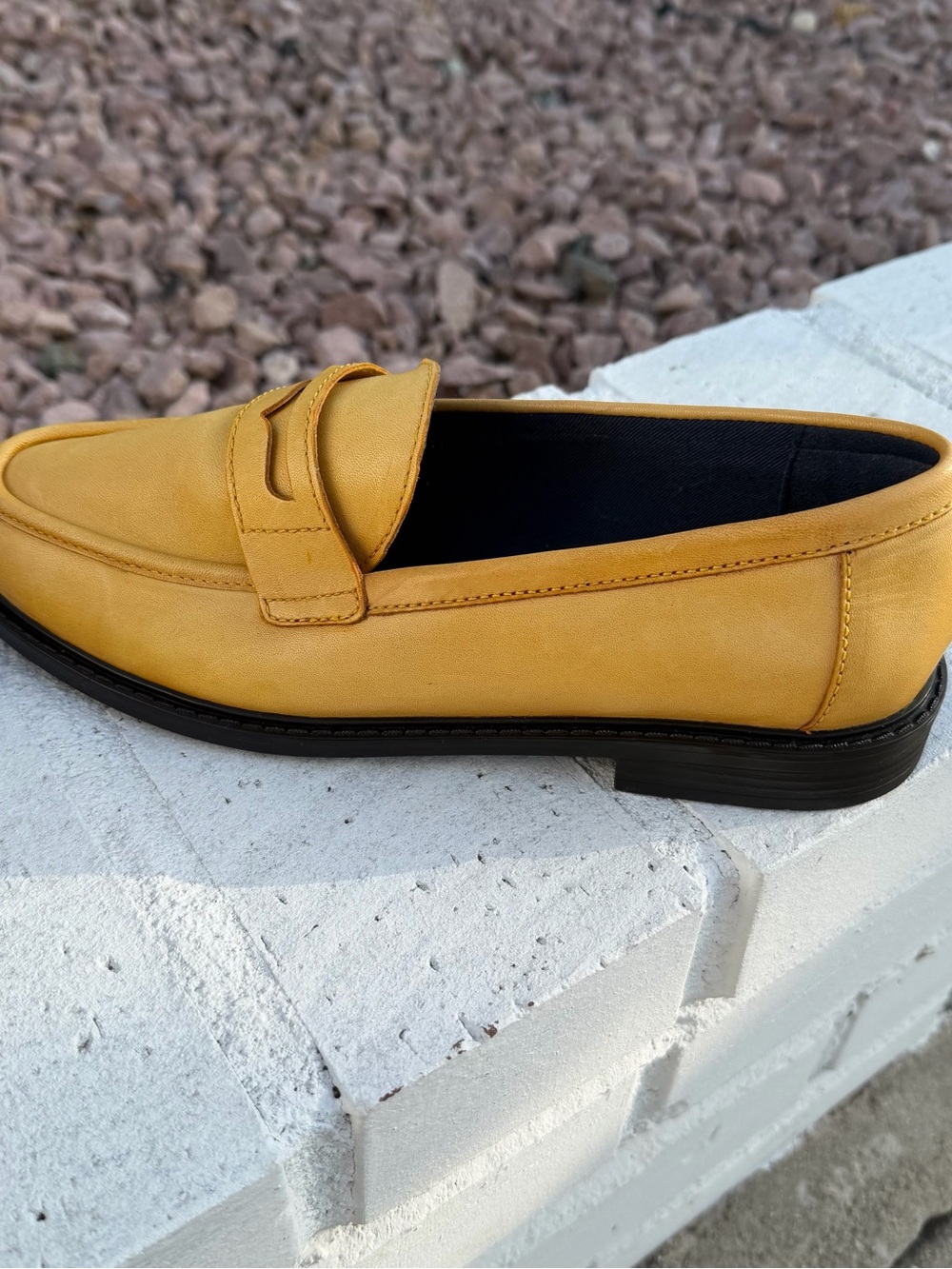 Cole Haan Pinch Maine Classic Penny Leather Loafer Yellow Women 9B - Picture 6 of 16